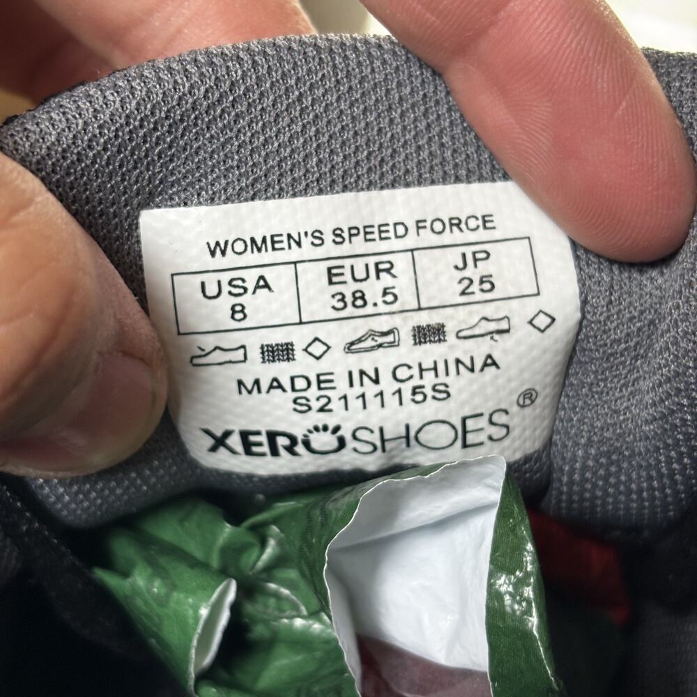 Xero Shoes Speed Force Womens 8 Athletic Gym Running Barefoot Minimalist Sneaker - Picture 8 of 8